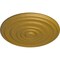 Ekena Millwork Carton Ceiling Medallion (For Canopies up to 3 3/4"), Hnd-Painted Pharaohs Gold, 17 3/4"OD x 1 3/8"P CM18CAPGS - alternate 3